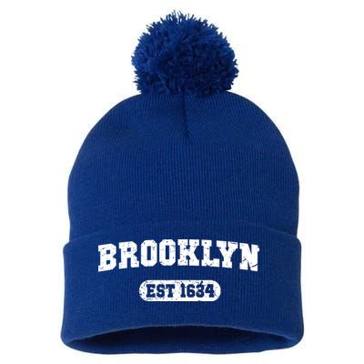 Brooklyn Est 1634 Pom Pom 12in Knit Beanie