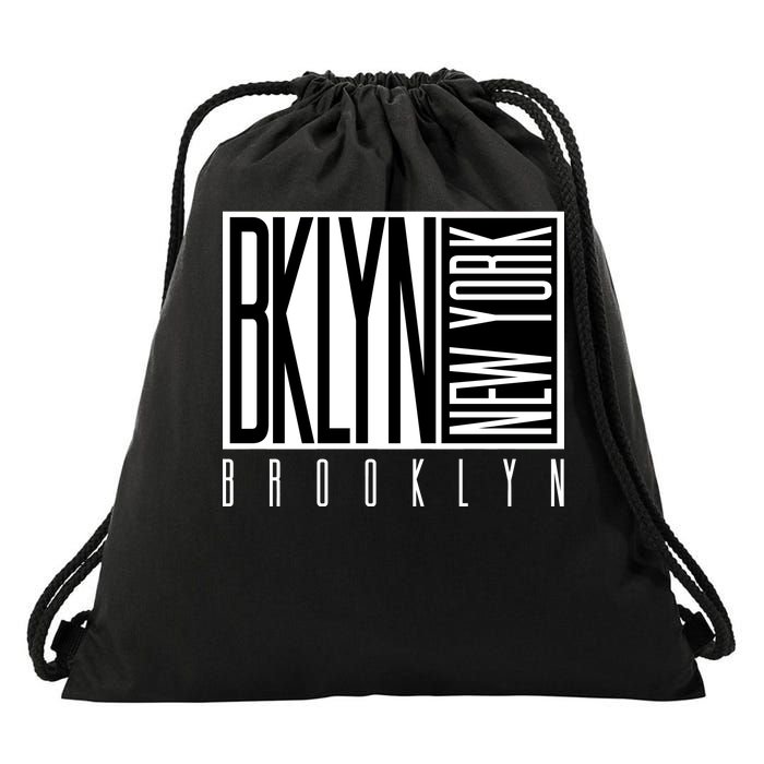 Brooklyn New York Vintage Drawstring Bag