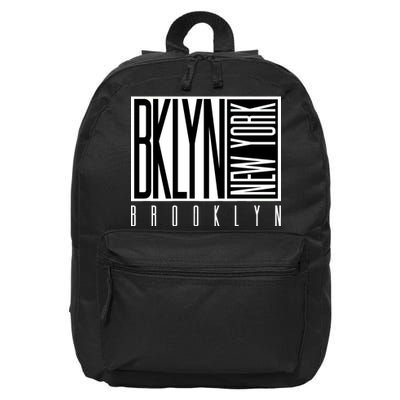 Brooklyn New York Vintage 16 in Basic Backpack