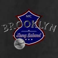 Brooklyn NYC Land of the Free Logo 7 Panel Mesh Trucker Snapback Hat