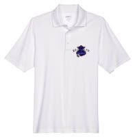 Brooklyn NYC Land of the Free Logo Men's Origin Performance Pique Polo