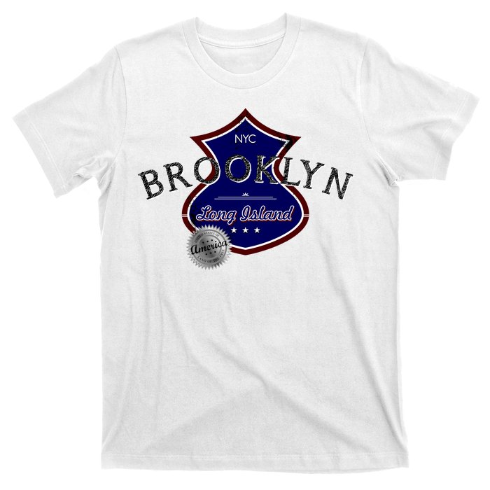 Brooklyn NYC Land of the Free Logo T-Shirt