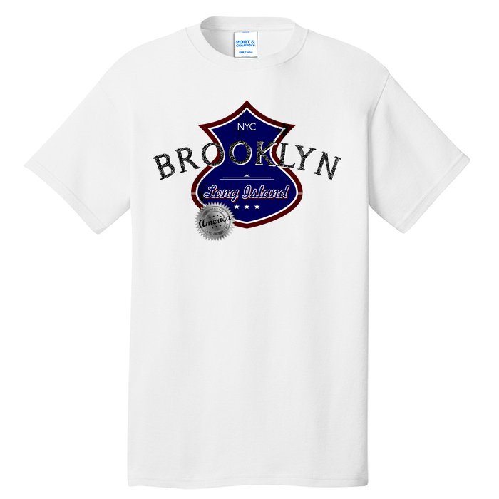 Brooklyn NYC Land of the Free Logo Tall T-Shirt