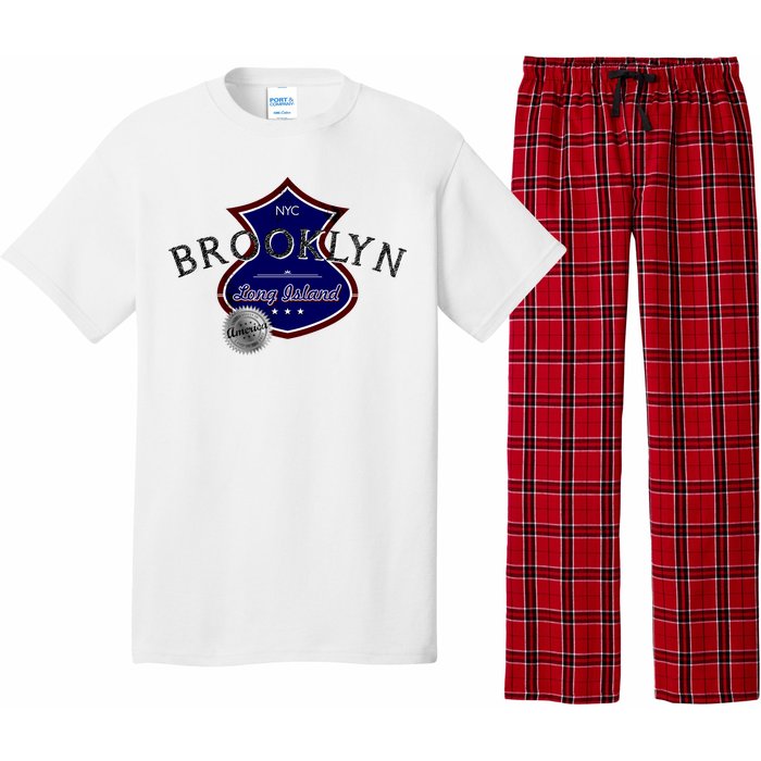 Brooklyn NYC Land of the Free Logo Pajama Set