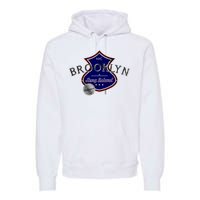 Brooklyn NYC Land of the Free Logo Premium Hoodie