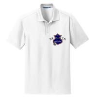 Brooklyn NYC Land of the Free Logo Dry Zone Grid Polo