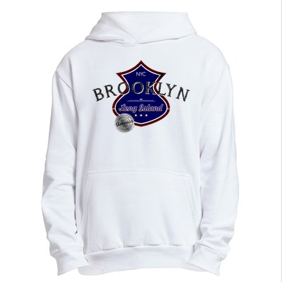 Brooklyn NYC Land of the Free Logo Urban Pullover Hoodie