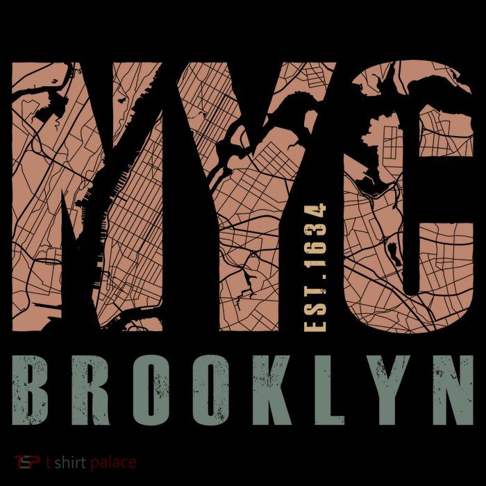 Brooklyn NYC New York City Vintage Emblem Tall T-Shirt