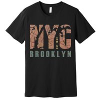 Brooklyn NYC New York City Vintage Emblem Premium T-Shirt