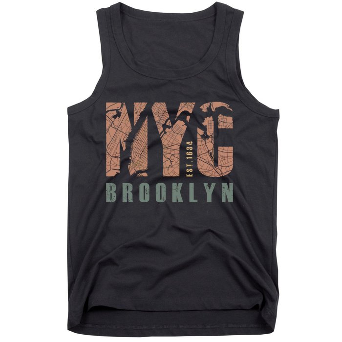 Brooklyn NYC New York City Vintage Emblem Tank Top