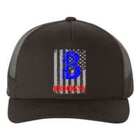 Brooklyn Vintage USA Flag Yupoong Adult 5-Panel Trucker Hat