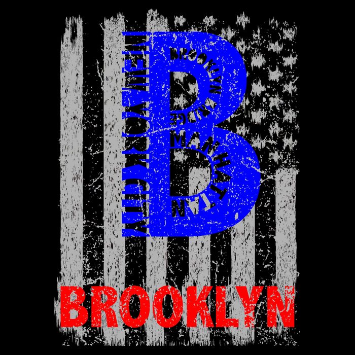 Brooklyn Vintage USA Flag Performance Shirt