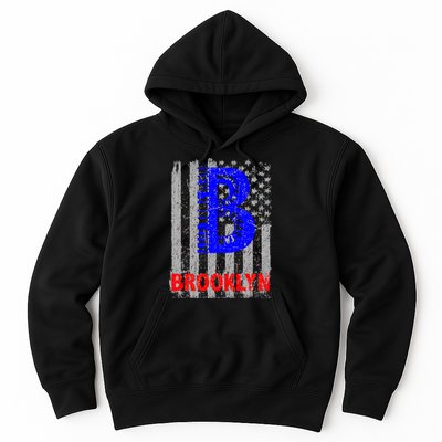 Brooklyn Vintage USA Flag Hoodie