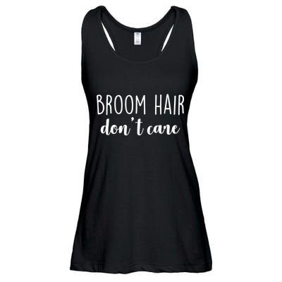 Broom Hair Don't Care Ladies Essential Flowy Tank