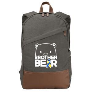 Brother Bear - Down Syndrome Awareness Cotton Canvas Backpack