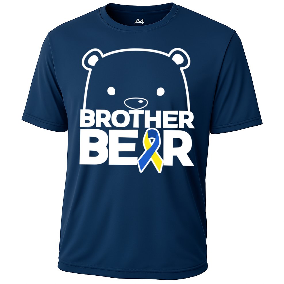 Brother Bear - Down Syndrome Awareness Cooling Performance Crew T-Shirt