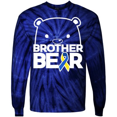 Brother Bear - Down Syndrome Awareness Tie-Dye Long Sleeve Shirt