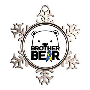 Brother Bear - Down Syndrome Awareness Metallic Star Ornament