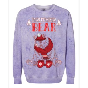 Brother Bear Christmas Santa Family Matching Pajamas Colorblast Crewneck Sweatshirt