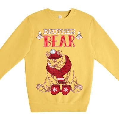 Brother Bear Christmas Santa Family Matching Pajamas Premium Crewneck Sweatshirt