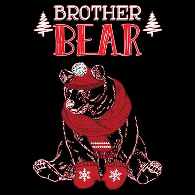 Brother Bear Christmas Santa Family Matching Pajamas T-Shirt