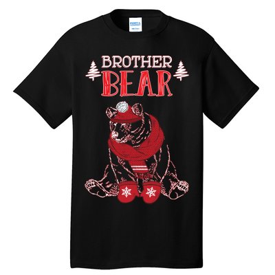 Brother Bear Christmas Santa Family Matching Pajamas Tall T-Shirt