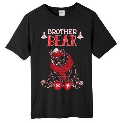 Brother Bear Christmas Santa Family Matching Pajamas Tall Fusion ChromaSoft Performance T-Shirt