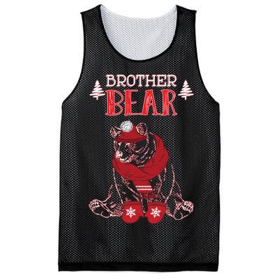 Brother Bear Christmas Santa Family Matching Pajamas Mesh Reversible Basketball Jersey Tank