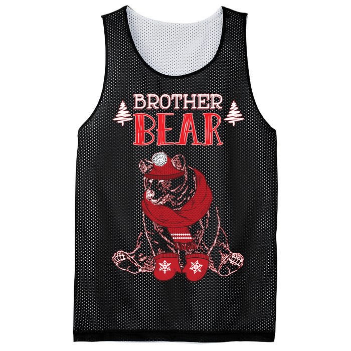 Brother Bear Christmas Santa Family Matching Pajamas Mesh Reversible Basketball Jersey Tank