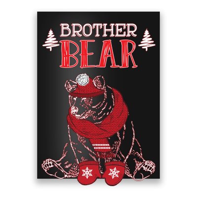 Brother Bear Christmas Santa Family Matching Pajamas Poster