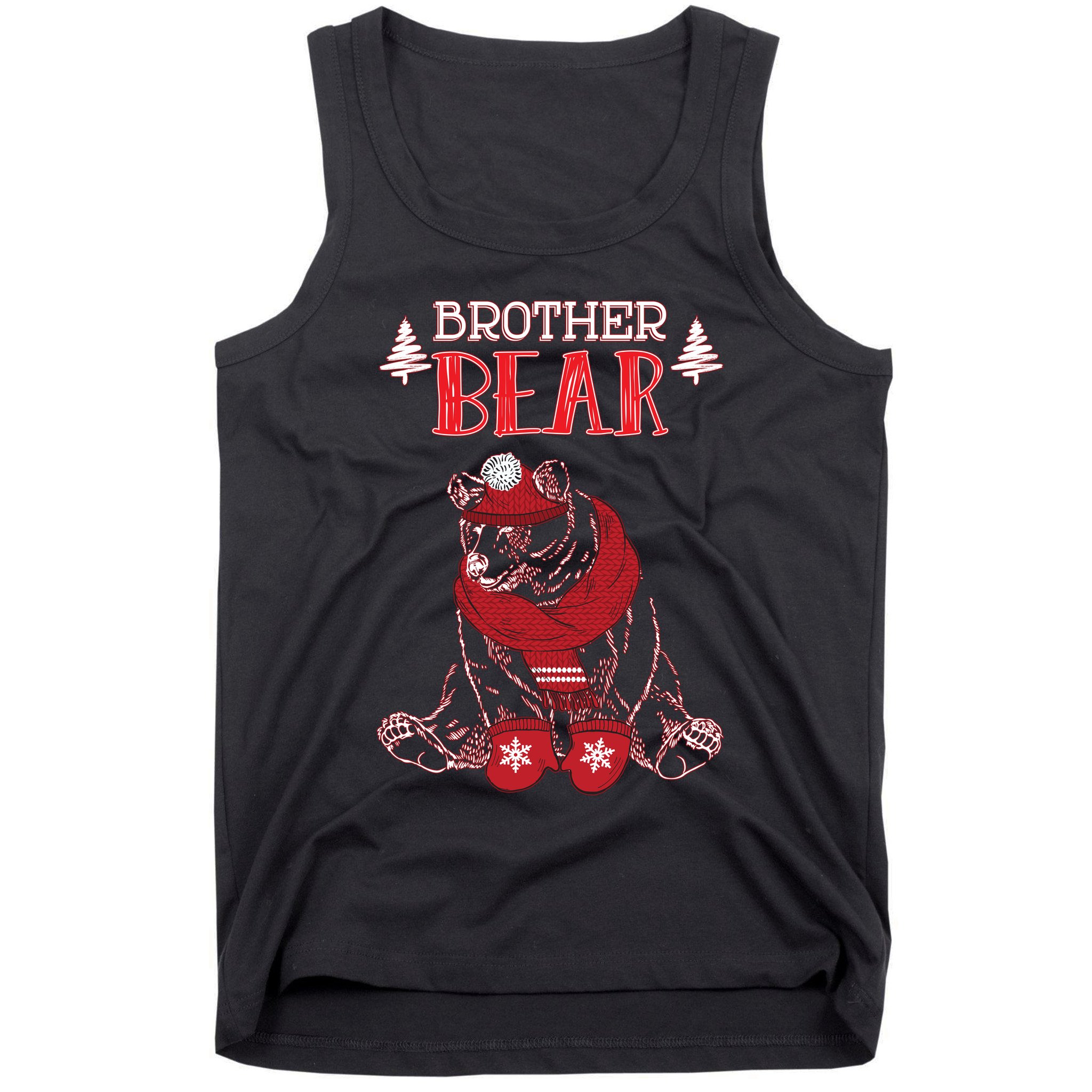 Brother Bear Christmas Santa Family Matching Pajamas Tank Top