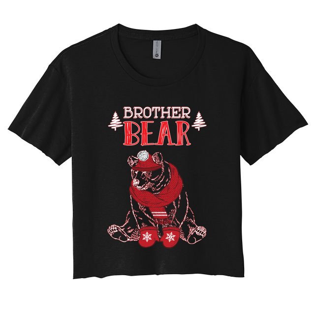 Brother Bear Christmas Santa Family Matching Pajamas Crop Top