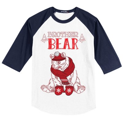 Brother Bear Christmas Santa Family Matching Pajamas Baseball Sleeve Shirt