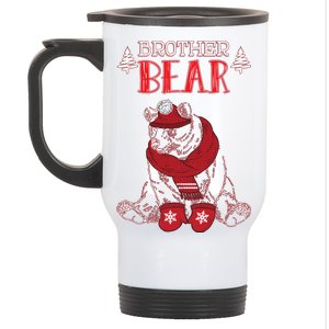 Brother Bear Christmas Santa Family Matching Pajamas Stainless Steel Travel Mug