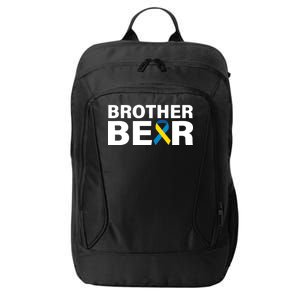 Brother Bear Down Syndrome Awareness City Backpack