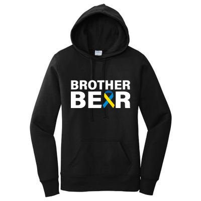 Brother Bear Down Syndrome Awareness Women's Pullover Hoodie