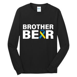 Brother Bear Down Syndrome Awareness Tall Long Sleeve T-Shirt