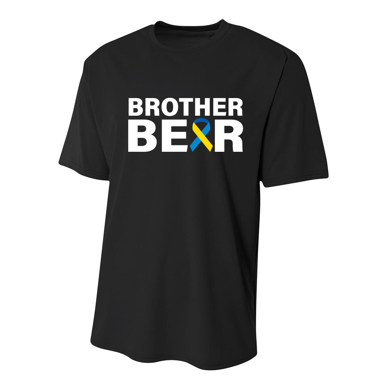 Brother Bear Down Syndrome Awareness Youth Performance Sprint T-Shirt