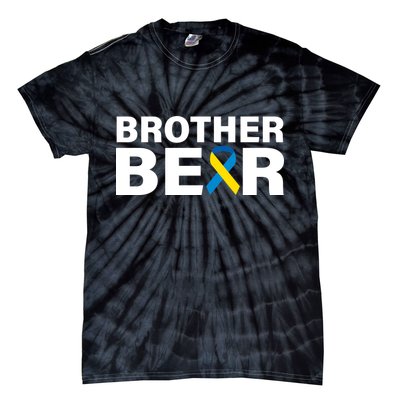 Brother Bear Down Syndrome Awareness Tie-Dye T-Shirt