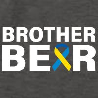 Brother Bear Down Syndrome Awareness Vector Backpack