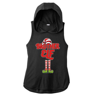 Brother Elf Christmas Ladies PosiCharge Tri-Blend Wicking Draft Hoodie Tank