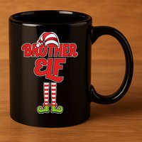 Brother Elf Christmas 11oz C Handle Ceramic Mug