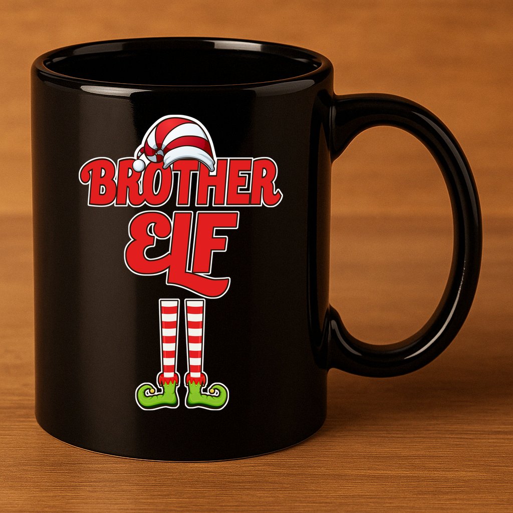 Brother Elf Christmas 11oz C Handle Ceramic Mug