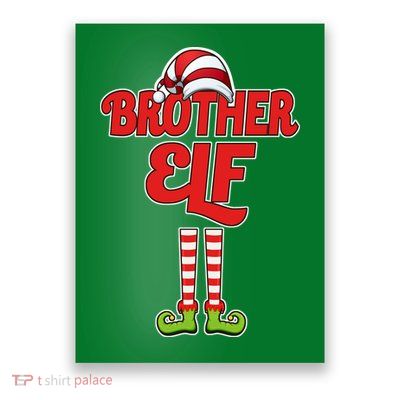 Brother Elf Christmas Poster