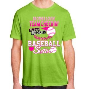 Brother Lovin Team Cheerin Baseball Sister Adult ChromaSoft Performance T-Shirt