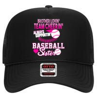 Brother Lovin Team Cheerin Baseball Sister High Crown Mesh Back Trucker Hat