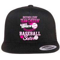 Brother Lovin Team Cheerin Baseball Sister Flat Bill Trucker Hat