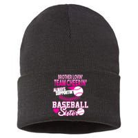 Brother Lovin Team Cheerin Baseball Sister Sustainable Knit Beanie