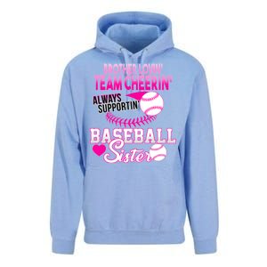 Brother Lovin Team Cheerin Baseball Sister Unisex Surf Hoodie