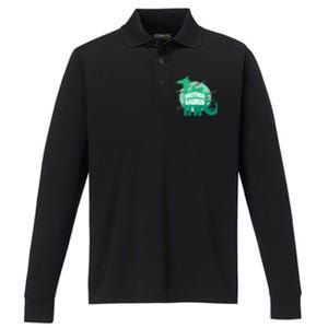 Brother Saurus Performance Long Sleeve Polo